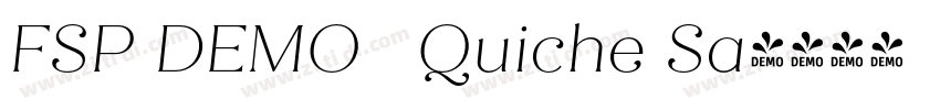 FSP DEMO   Quiche Sa字体转换